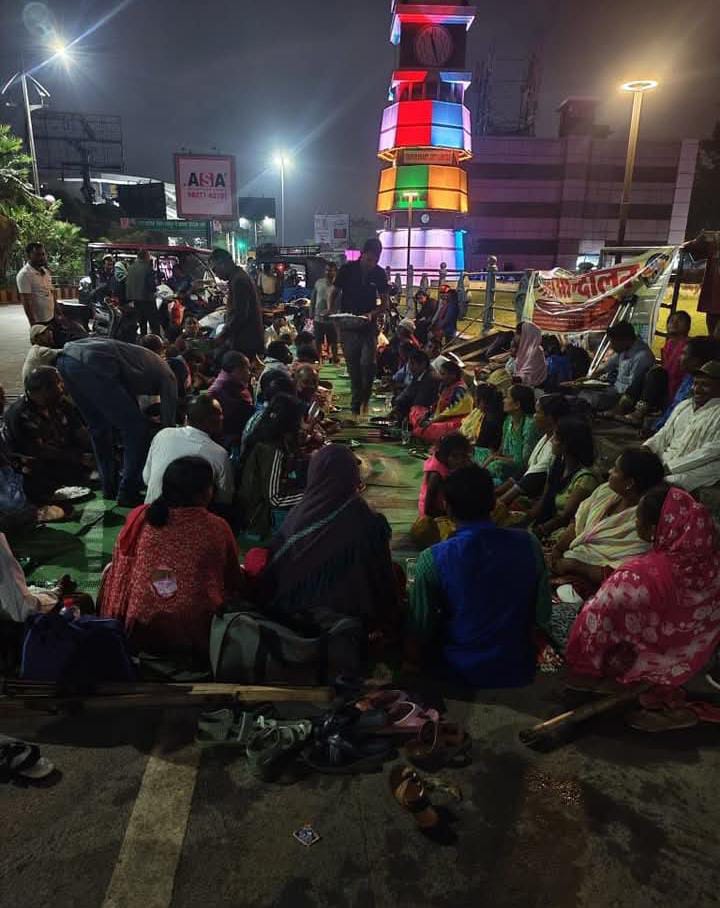 रायपुर में दिव्यांगों का महा आंदोलन, सरकार से नाराज़गी जाहिर