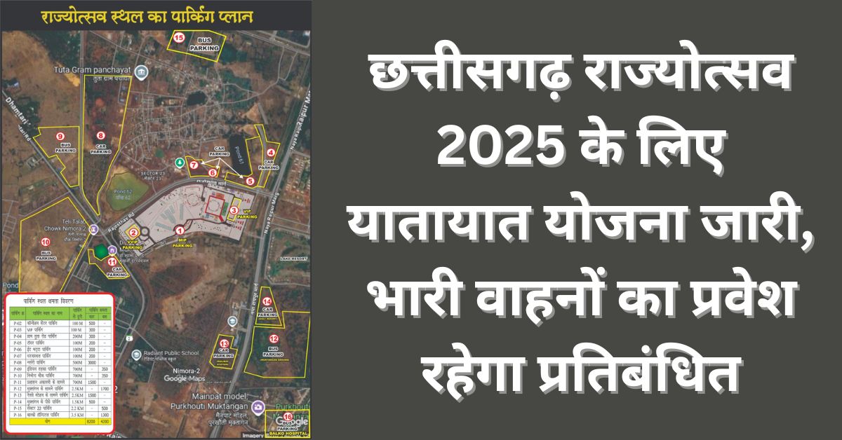 “प्रधानमंत्री नरेंद्र मोदी के नवा रायपुर प्रवास के लिए राज्योत्सव स्थल की सुरक्षा और यातायात व्यवस्था का खाका”
