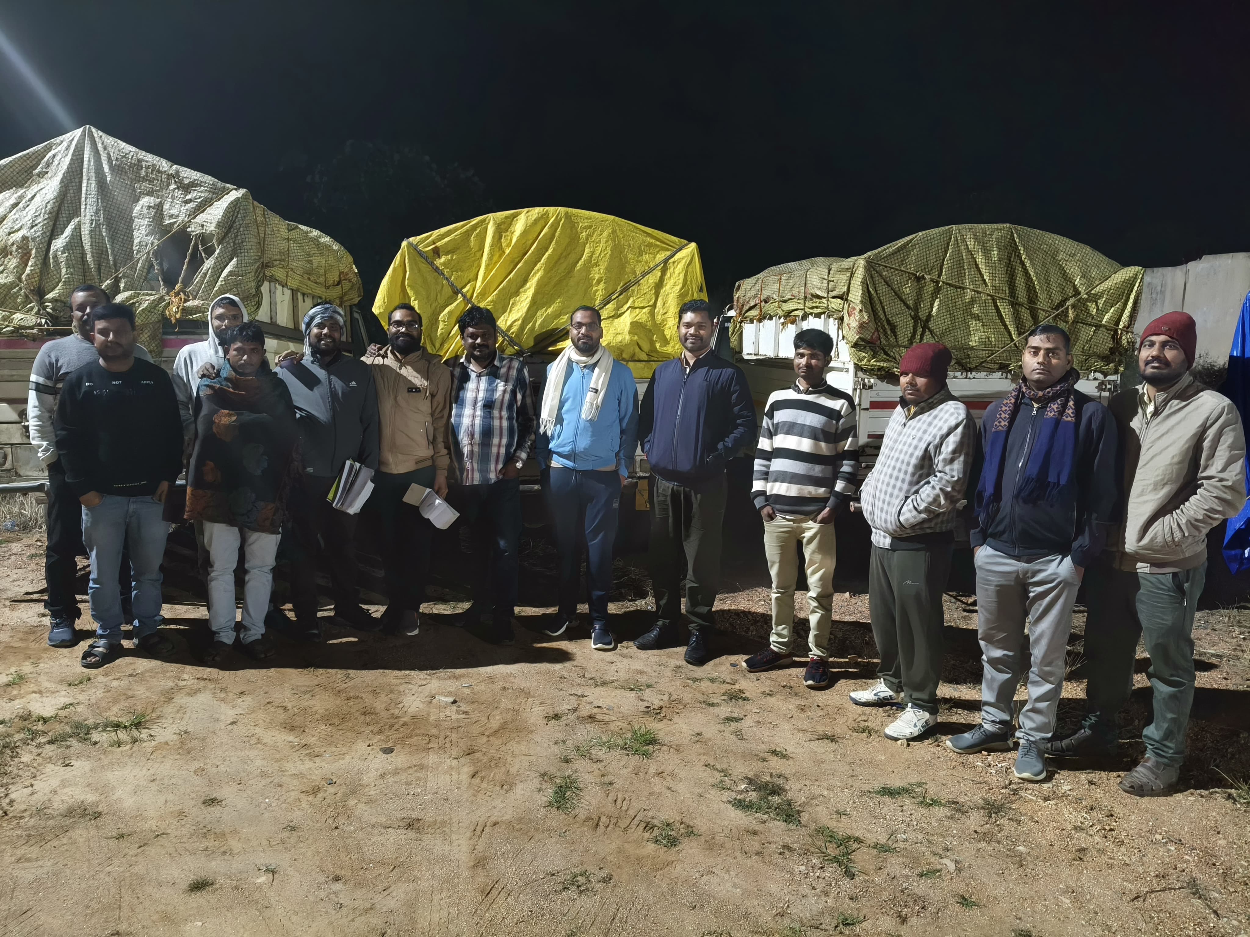 तीन पिकअप से 210 बोरी धान जब्त, चालक फरार