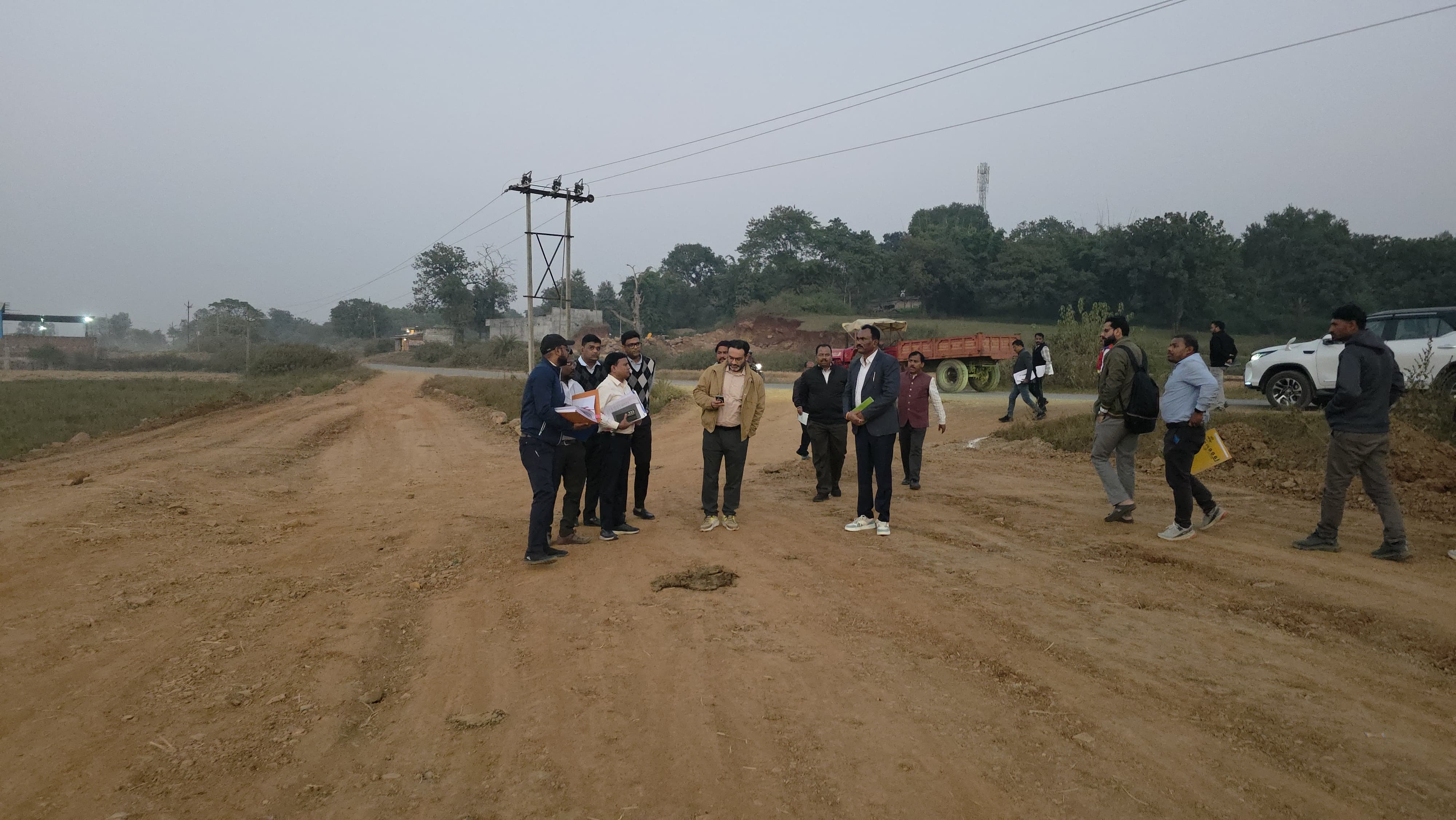 एनएच-343 बाइपास निर्माण का प्रभारी सचिव ने किया निरीक्षण, गुणवत्ता पर खास जोर