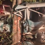 दर्शनार्थियों से भरी बुलेरो हादसे का शिकार, 1 की मौत, 4 गंभीर