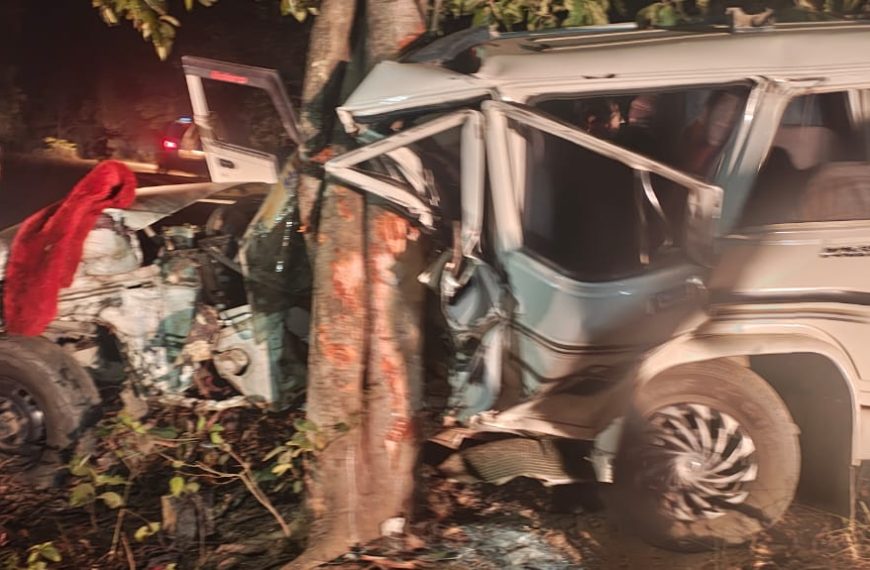 दर्शनार्थियों से भरी बुलेरो हादसे का शिकार, 1…