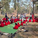 दृष्टिबाधित विद्यार्थियों के लिए सुखद अनुभूति से भरा रामगढ़ व सैनिक स्कूल का शैक्षणिक भ्रमण