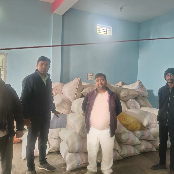 अवैध धान भंडारण पर बड़ी कार्रवाई